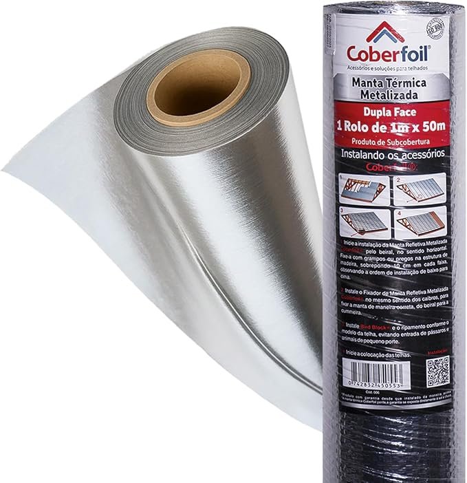 Manta Térmica para Telhado Coberfoil