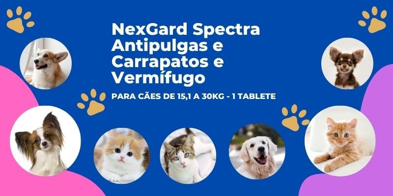 NexGard Spectra (15,1 a 30kg):